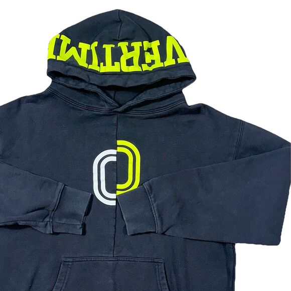 Split O Overtime Black Hoodie Sweatshirt Pullover Graphic Athleisure Mens Medium - Picture 8 of 8